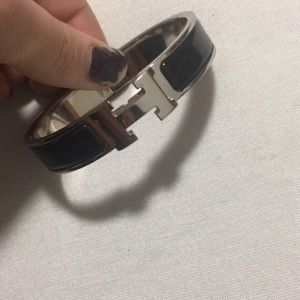Black Hermes Braclet